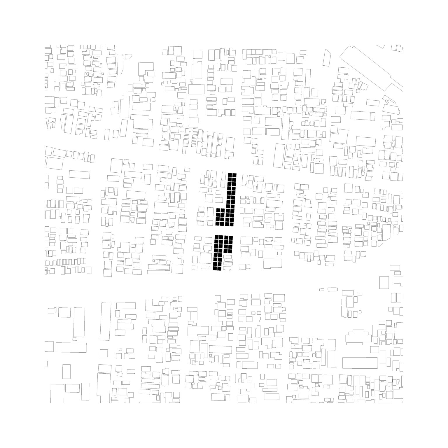 Résidence étudiante - Fushimi - Plan masse
