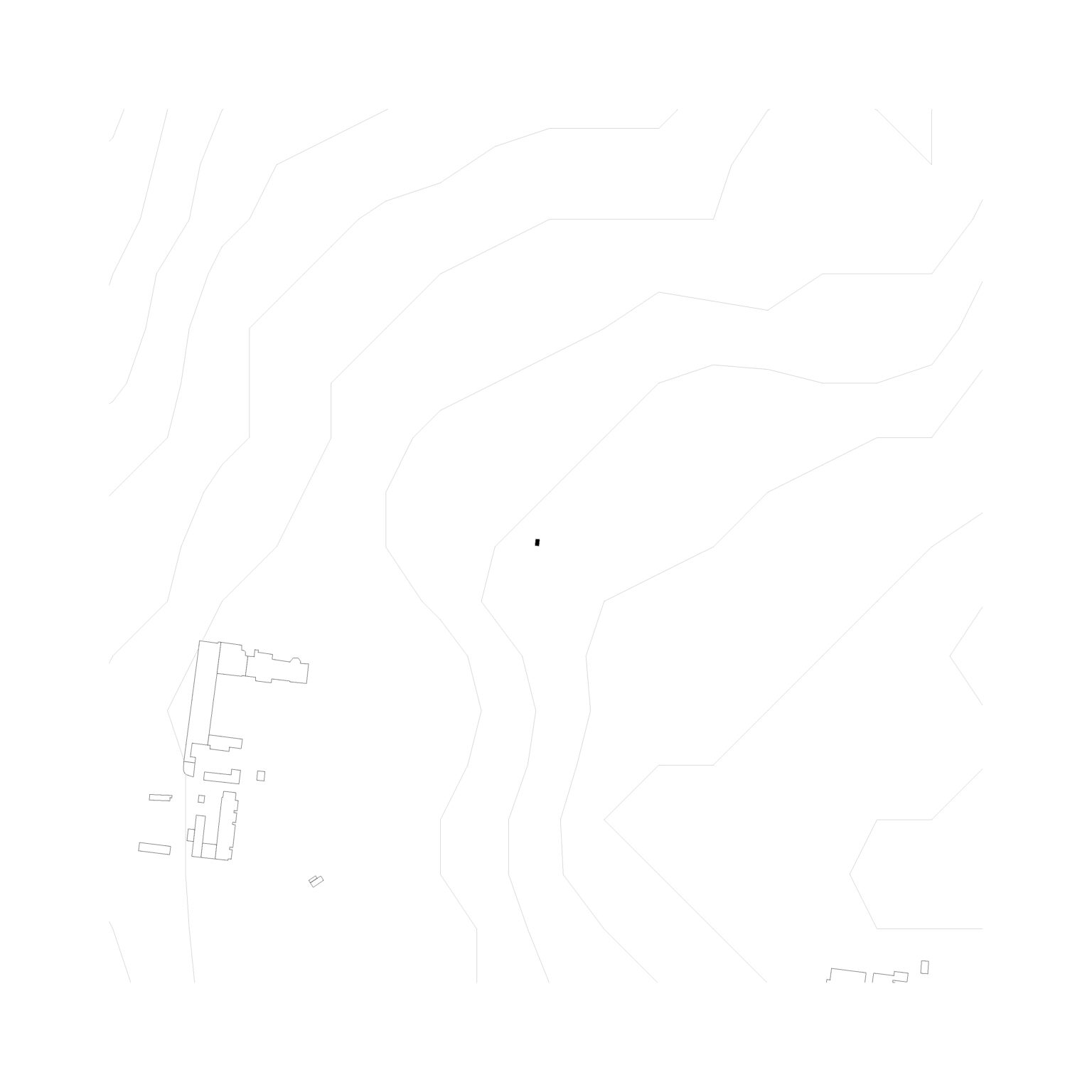 Abri de campagne - La Bouthière - Plan masse