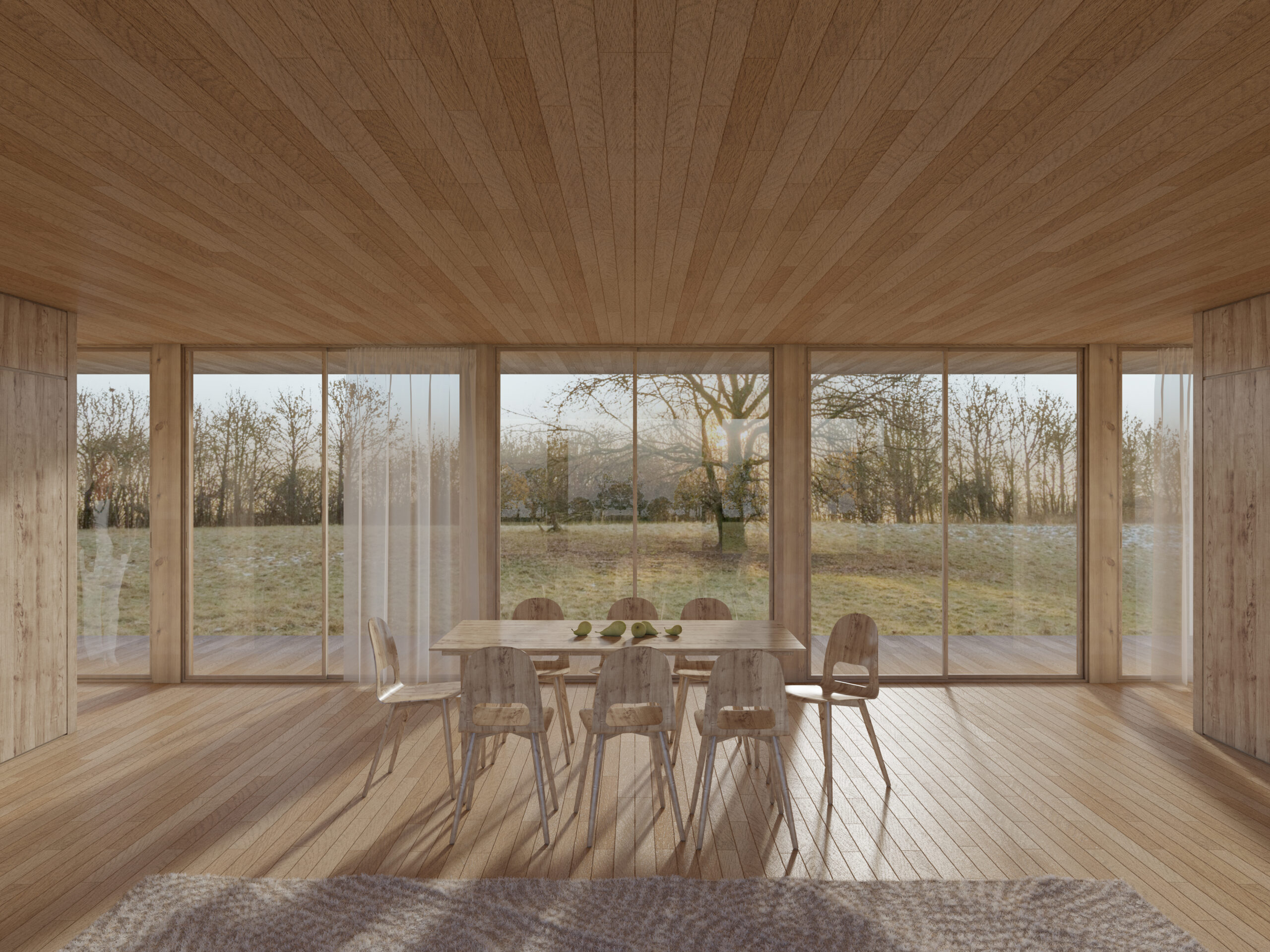 Maison de vacances dans le Perche - vue intérieure