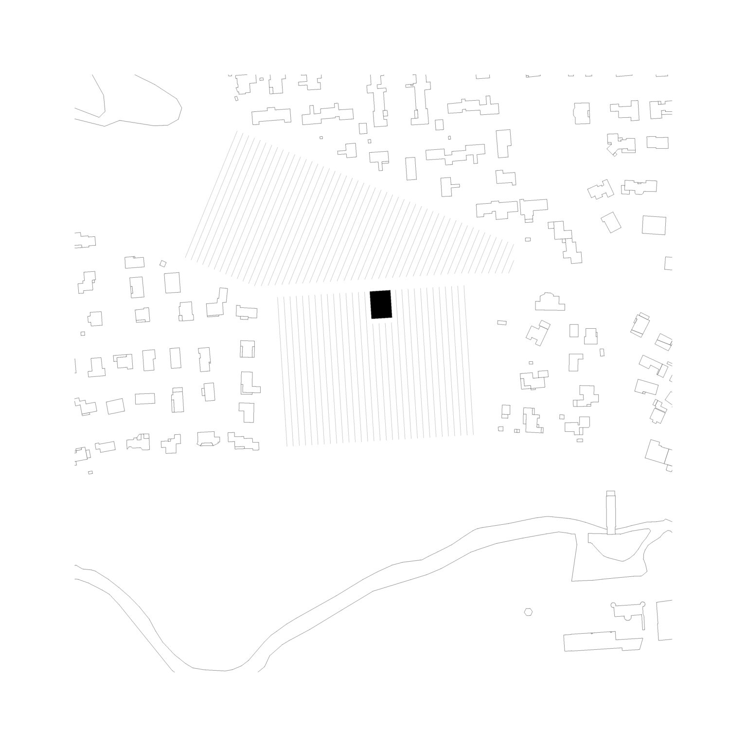 Chai viticole - Pessac - Plan masse