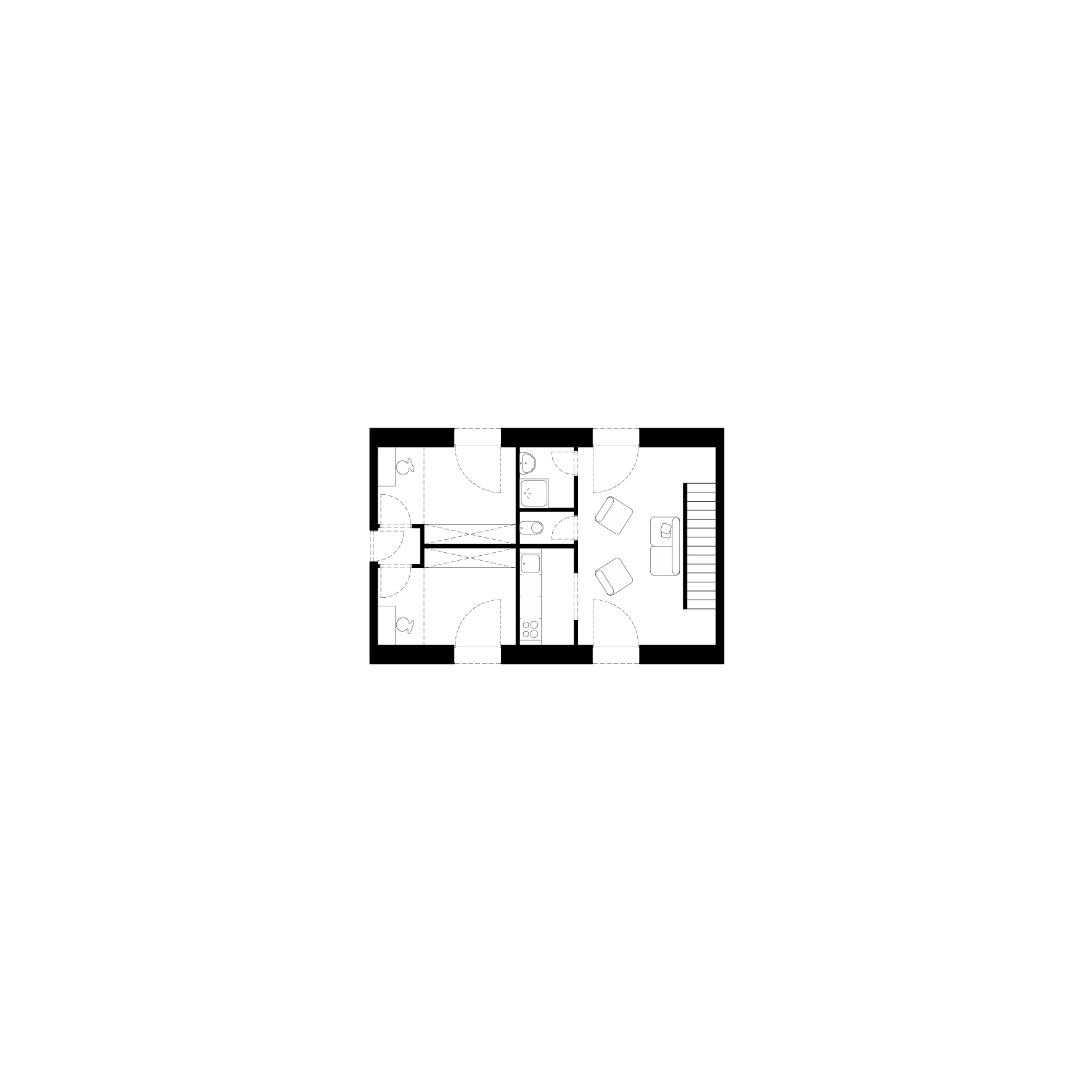 Plan d'étage courant