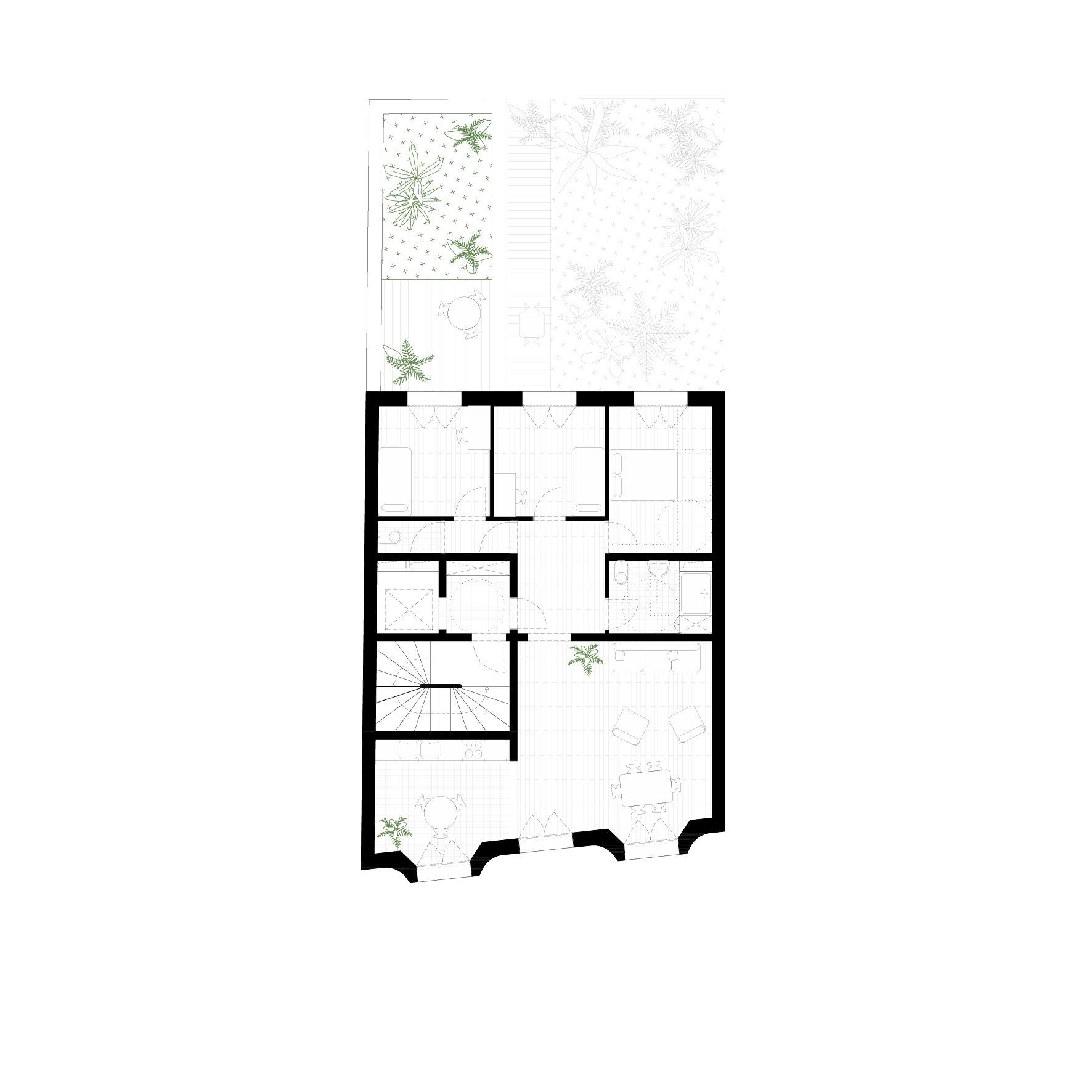 Plan d'étage courant