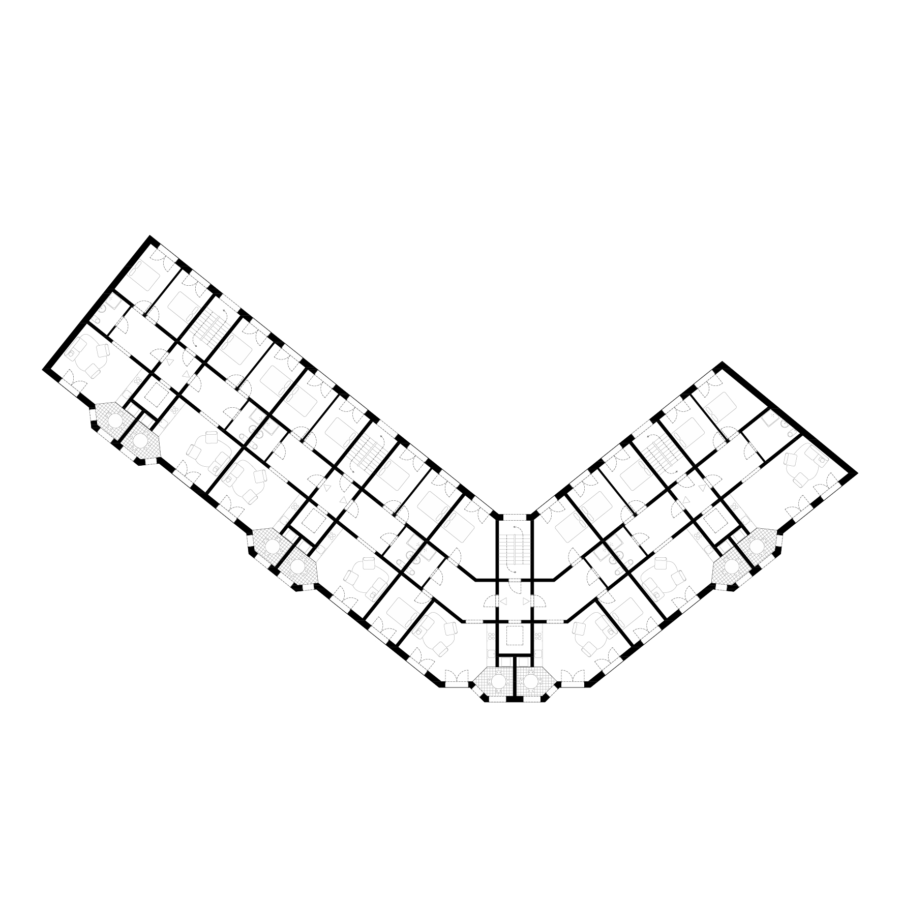 Plan d'étage courant